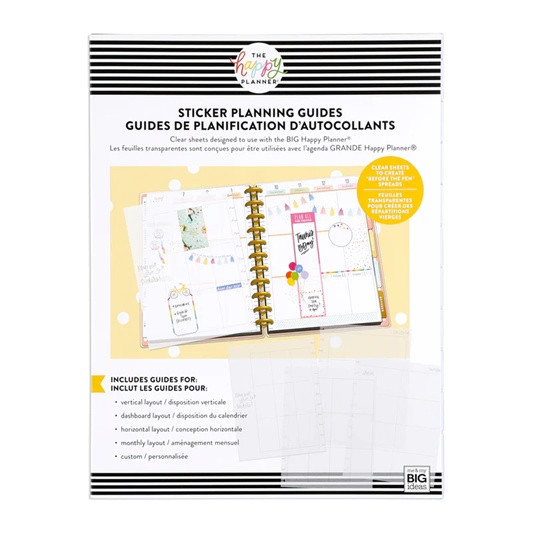 MAMBI Happy Planner Big Sticker Planning Guide - Clear