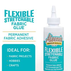 Aleene's Flexible Stretchable Fabric Glue -4oz
