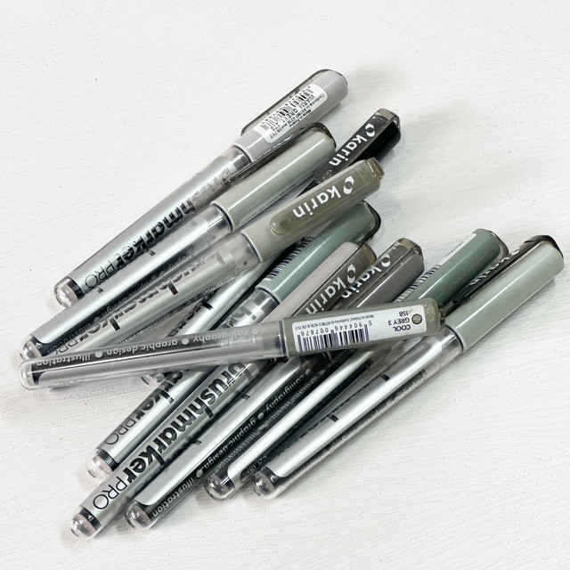 Karin Brushmarker Pro - Grey, Black and Blender Series - Image 2