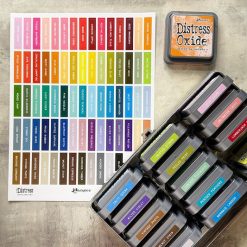 Alternative view of Ranger Ink Tim Holtz Distress Ink Pad Label Sheets - White (One Sheet)