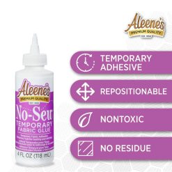 Aleene's No-Sew Fabric Glue - 4oz