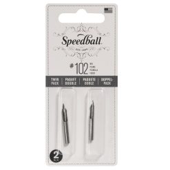 Speedball Nibs 2/Pkg - #102
