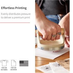 Alternative view of Speedball Baren (For Consistent Ink Transfer in Relief Printing)