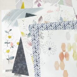 Pink Fresh Studio - Indigo Hills Cardstock Paper for Scrapbooks, Journals (8pcs)