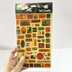 Making Memories Epoxy Glitter Stickers - Toil & Trouble