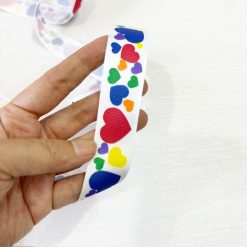 Alternative view of 1 1/2" Vintage Patterned Grosgrain - Party Hearts