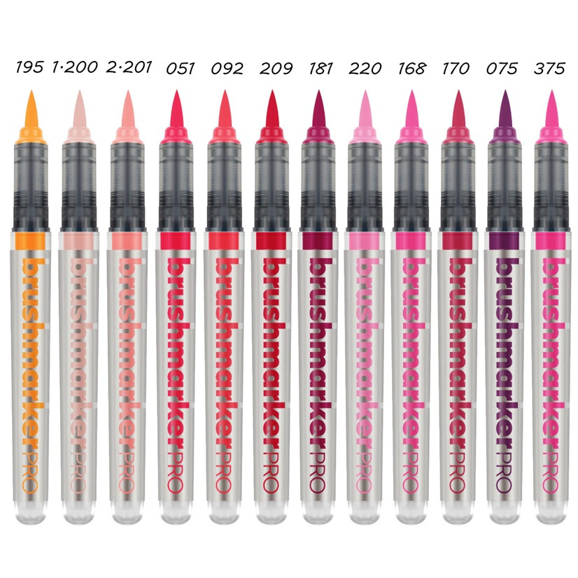 Karin Brushmarker Pro - Pink and Red Series - Image 3