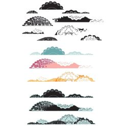 Alternative view of Sizzix Clear Stamps W/Framelits Dies By 49 And Market - Doily Edgers