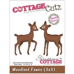 WOODLAND FAWN-COTTAGECUTZ DIE 3X3