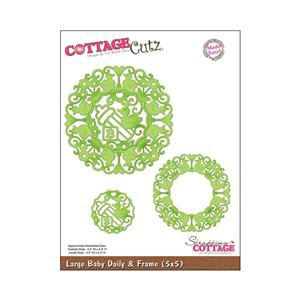 Cottage Cutz 5x5 Die - Baby Doily Made Easy