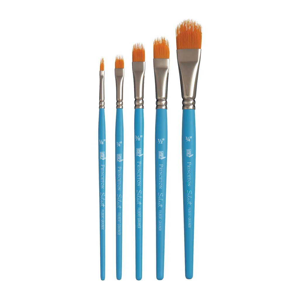 Princeton Select Artiste Brush - Series 3750 Filbert Grainer
