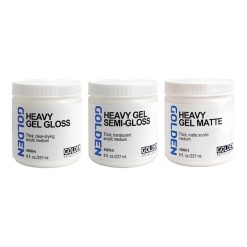 Golden Artist Heavy Gel Medium, 8oz Jar (To increase paint body and extend color)