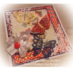 Alternative view of BUTTERFLY TRIO -COTTAGECUTZ DIE 4X6