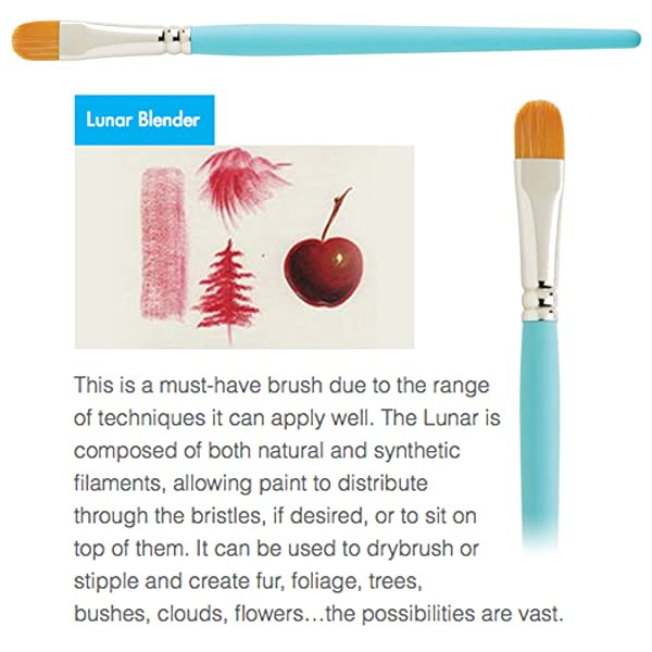 Princeton Select Artiste Brush - Series 3750 Lunar Blender - Image 3