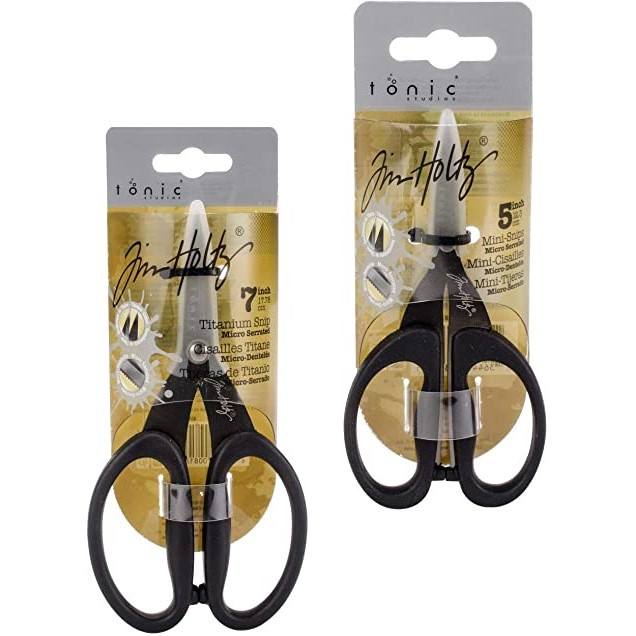 Tim Holtz Non-Stick Micro Serrated Scissors 7" - Image 5