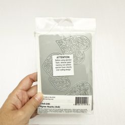 Alternative view of CottageCutz 4x6 Die - 3 Filigree Hearts