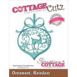 REINDEER ORNAMENTS -COTTAGECUTZ ELITE DIE
