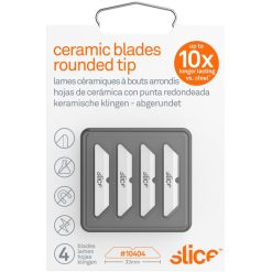 Slice Ceramic Box Cutter Blades 4/Pkg - Rounded Tip