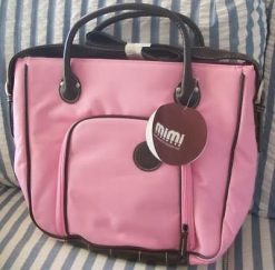 Mimi Digiscrap Laptop Tote - Pink / Chocolate