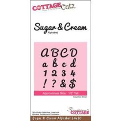 SUGAR/CREAM ABC-COTTAGECUTZ DIE 4X8
