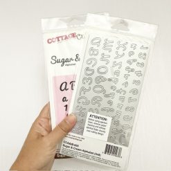Alternative view of SUGAR/CREAM ABC-COTTAGECUTZ DIE 4X8