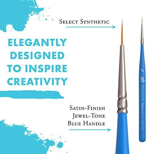 Princeton Select 3750 Petite Liner 20/0 Brush - Image 3