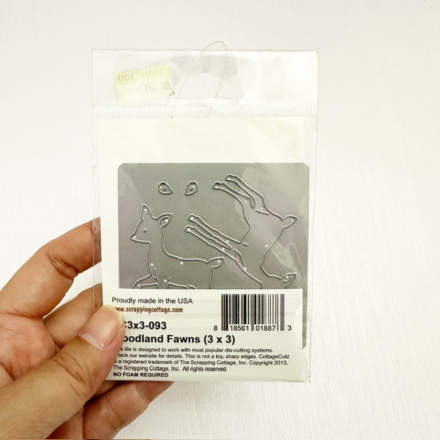 WOODLAND FAWN-COTTAGECUTZ DIE 3X3 - Image 3