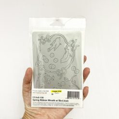 Alternative view of SPRING RIBBON WREATH WITH BIRD-COTTAGECUTZ DIE 4X6
