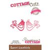 COTTAGECUTZ ELITES STEEL DIE 1.5x1.2 - Sweet Lovebirds