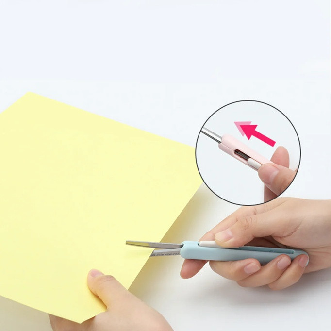 Kokuyo Saxa Poche Compact Glueless Scissors - Image 5
