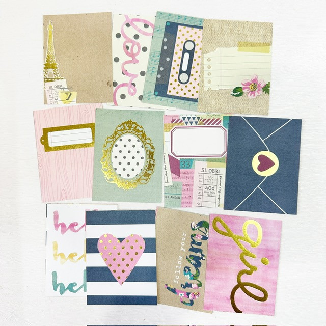 Junk Journal Embellishment and Cards Bundle - So Fancy - Image 3