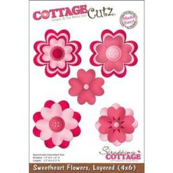 SWEETHEART FLOWER-COTTAGECUTZ DIE 4X6
