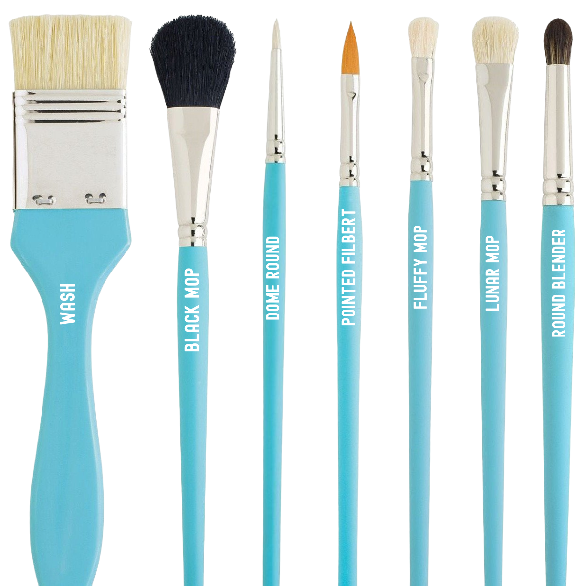 Princeton Select Artiste Brush - Series 3750 Bristle Fan - Image 3