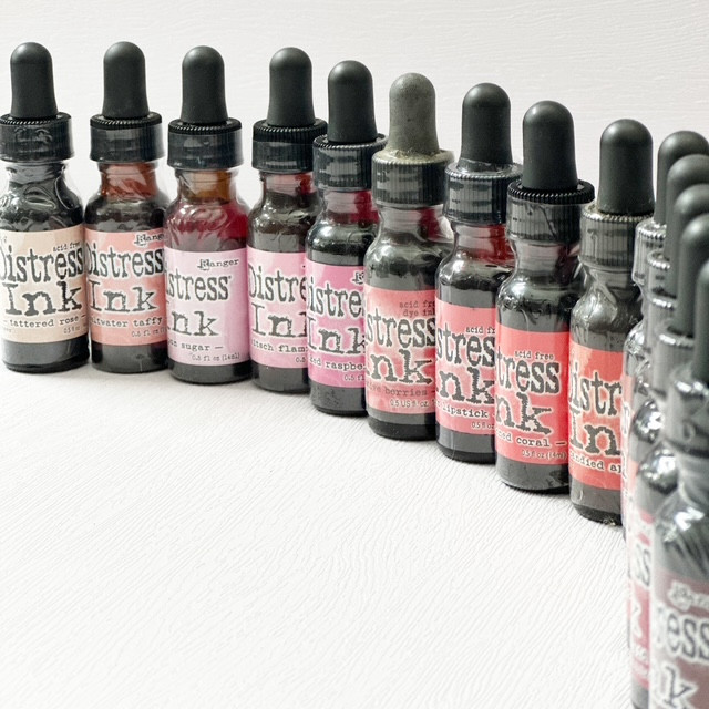 Ranger Ink Tim Holtz Distress Ink Pad Reinker - Group 2 (Reds and Pinks) - Image 6