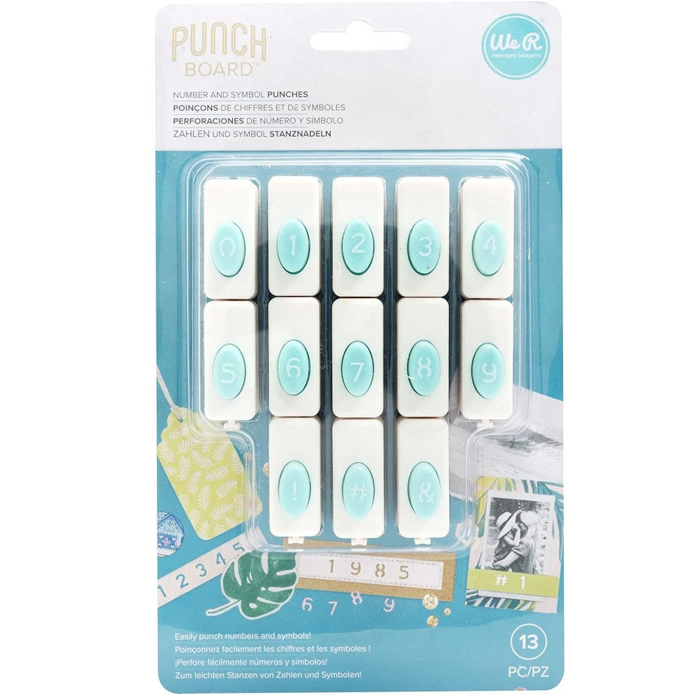 We R Memory Keepers Numbers & Symbols Punch Set