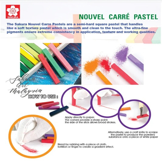 Sakura Nouvel Carre Pastel Sticks for Nagomi Art - Image 6