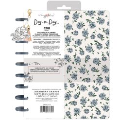 Maggie Holmes Day-To-Day Undated Freestyle Planner 7.5"X9.5" - Blue Floral