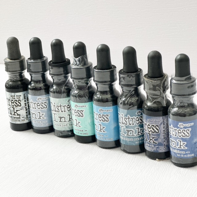 Ranger Ink Tim Holtz Distress Ink Pad Reinker - Group 1 (BLUES) - Image 3