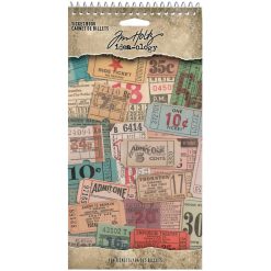 Tim Holtz Idea-Ology Ticket Book 104/Pkg