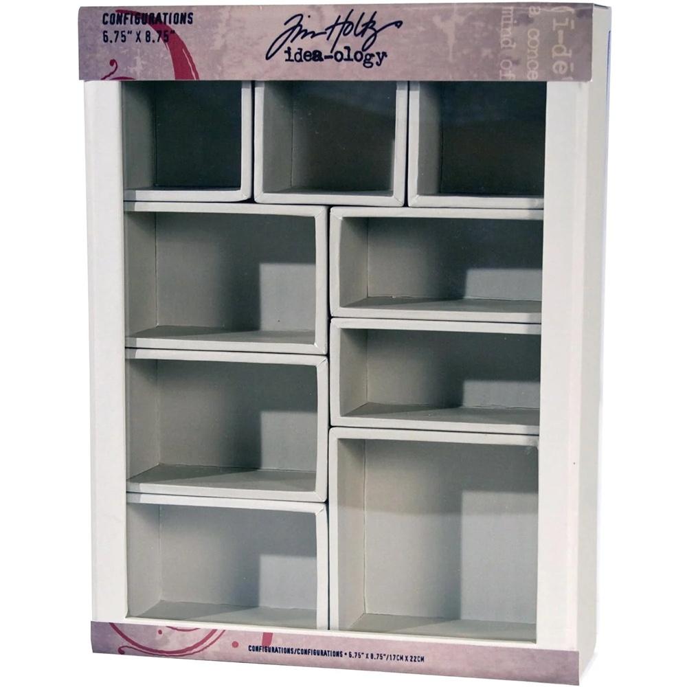 Tim Holtz Idea-Ology Configurations Chipboard Shadow Box 6.75X8.75