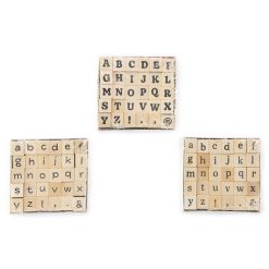 American Crafts Alphabet Stamp Set 3"X3"