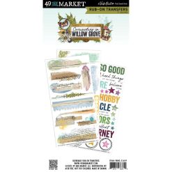 49 And Market Rub-On Transfer Set - Blendable, Curiosities In Willow Grove