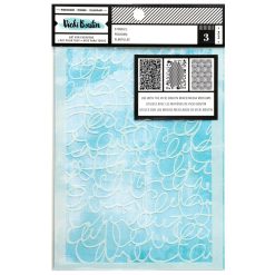 American Crafts Vicki Boutin MIX MEDIA STENCIL