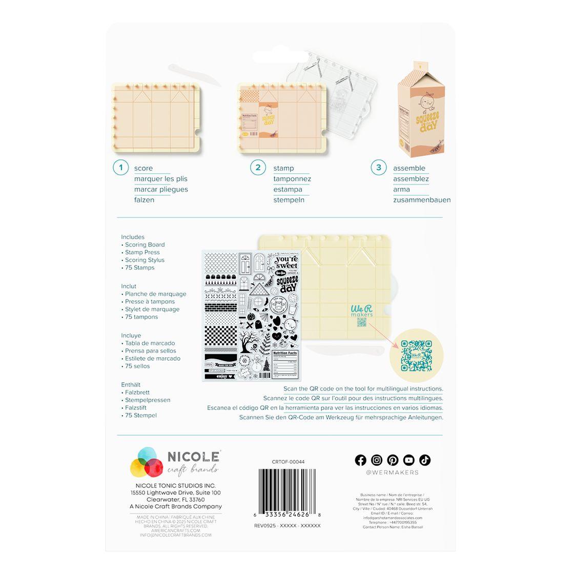 We R Carton Stamp Board & Stamps - Image 7