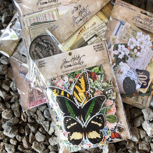 Tim Holtz Idea-ology Ephemera and Layers Pack