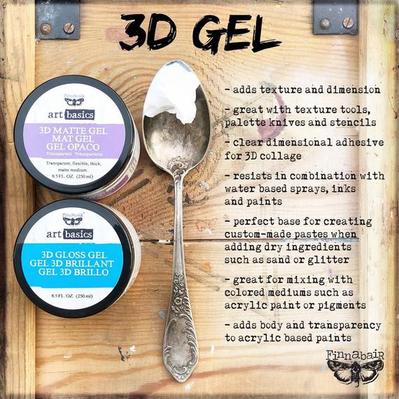 Prima Marketing Finnabair Art Basics 3D Gloss Gel