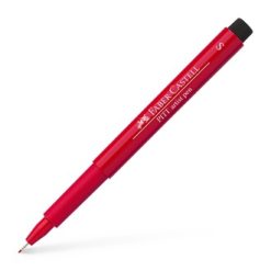 Faber-Castell PITT Artist Pen - S, 0.3mm Deep Scarlet Red