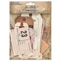 Tim Holtz Idea-Ology Salvaged Tags 25/Pkg