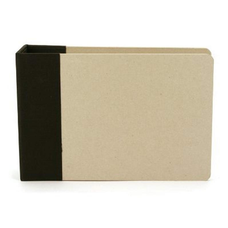 American Craft Modern D Ring Albums - Black (6x6 Inches)