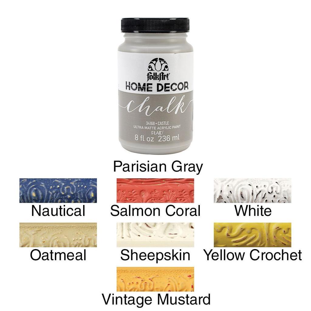 FolkArt Home Decor Chalk Paint - 8oz (For Home Decor Projects) - Image 6